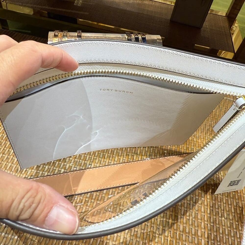 Tory Burch Blake Clear Swingpack Crossbody 165834 $330 - Picture 5 of 12